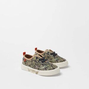 New Zara Baby Printed Sneakers Grey